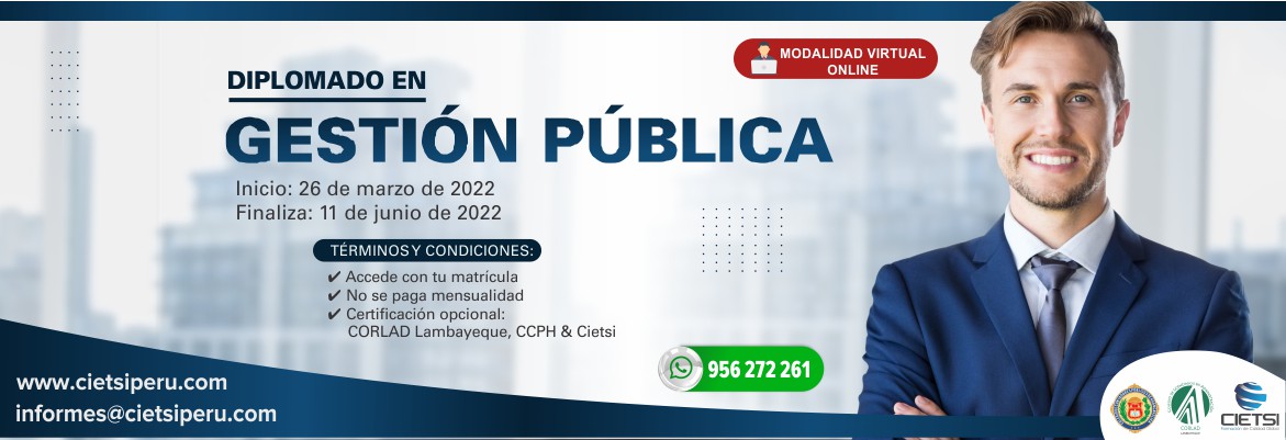 DIPLOMADO EN GESTIÓN PÚBLICA 2022